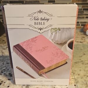 Pink and Purple Note-Taking Bible - King James Version
